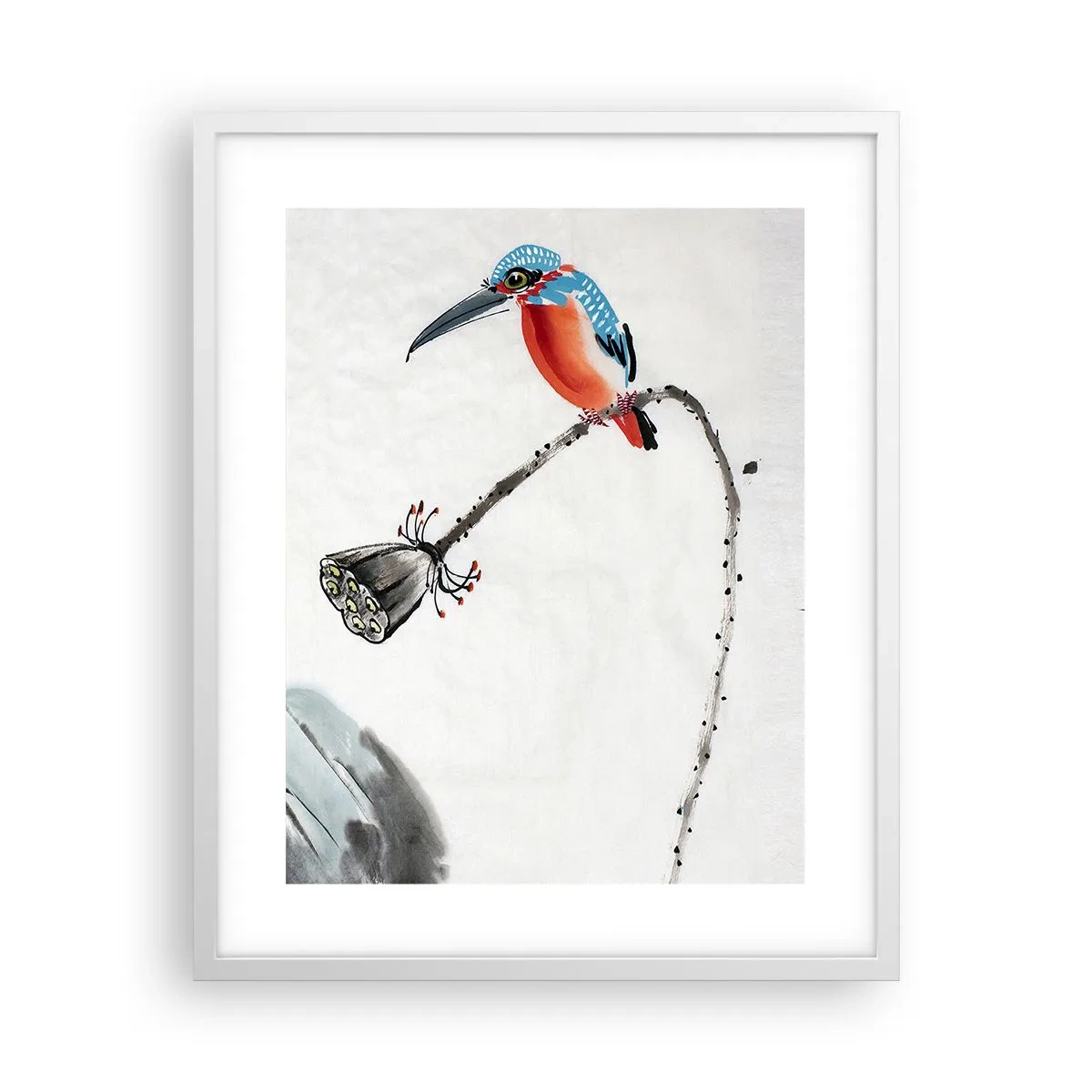 Poszter fekete keretben - A rét élete - 40x50 cm