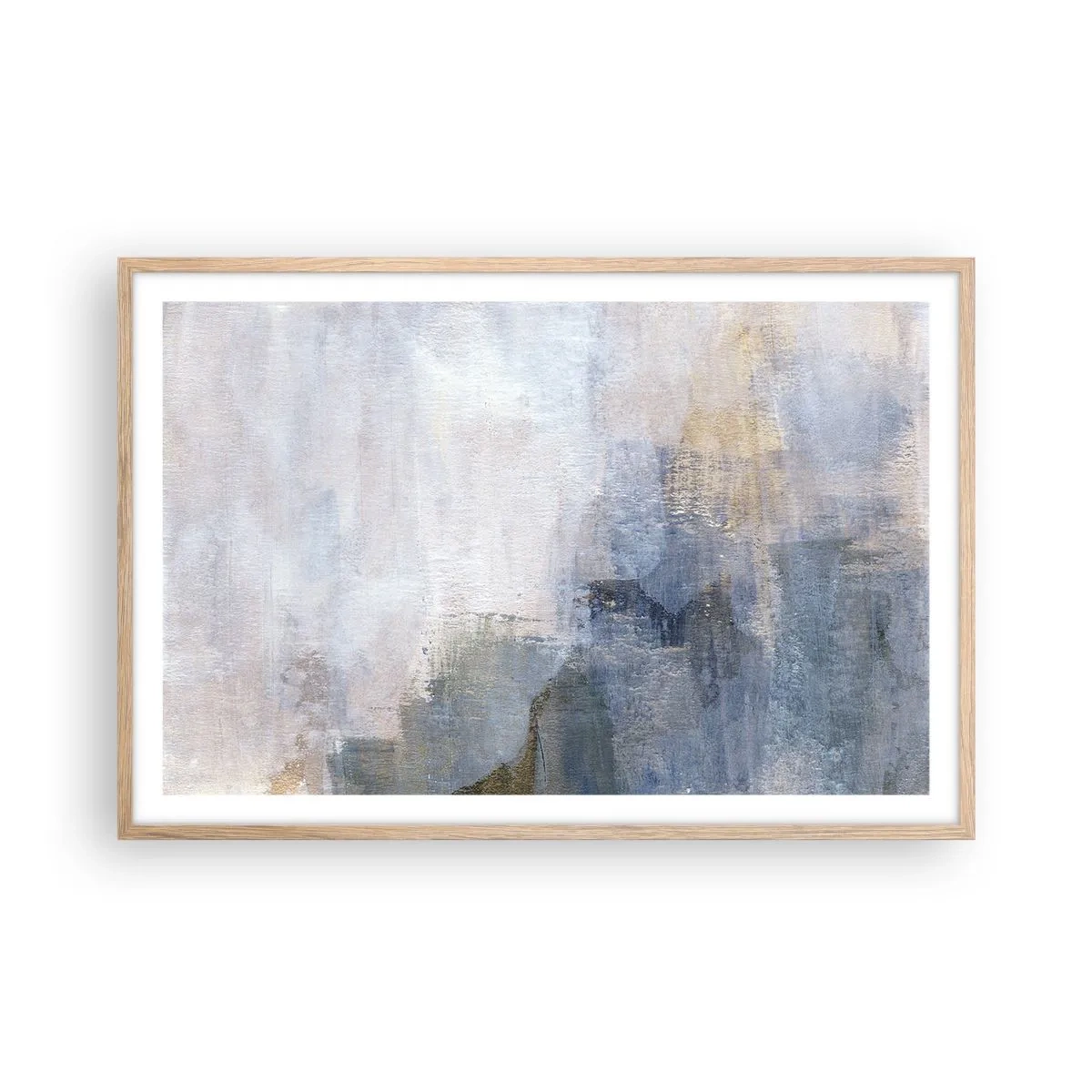 Poszter világos tölgy keretben - Színtónusok és akkordok - 91x61 cm