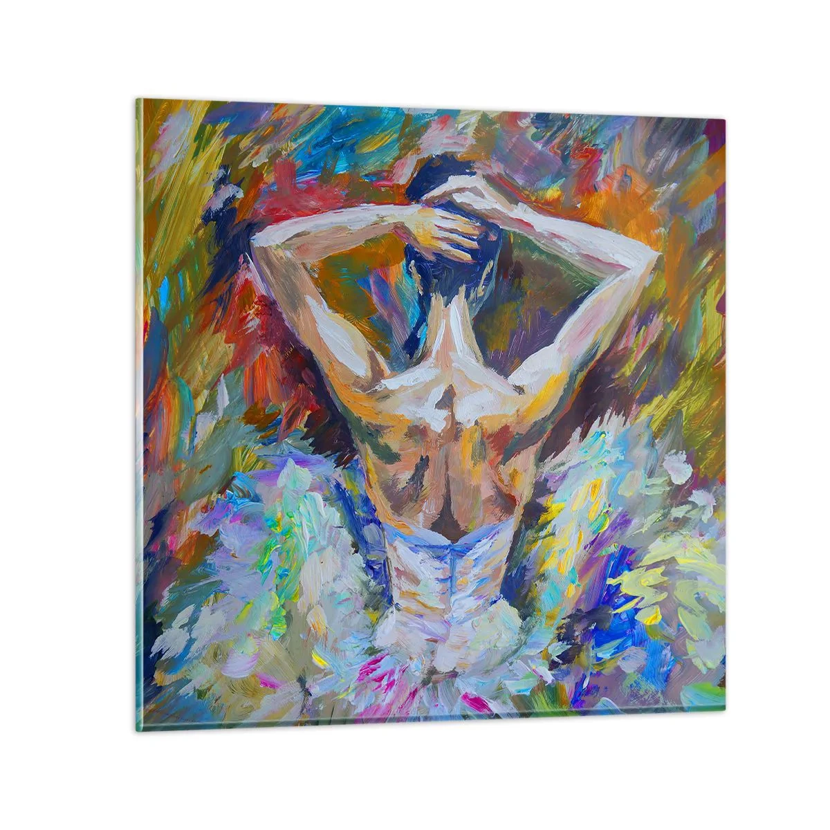 Üveg kép - Bármi lehet - 70x70 cm