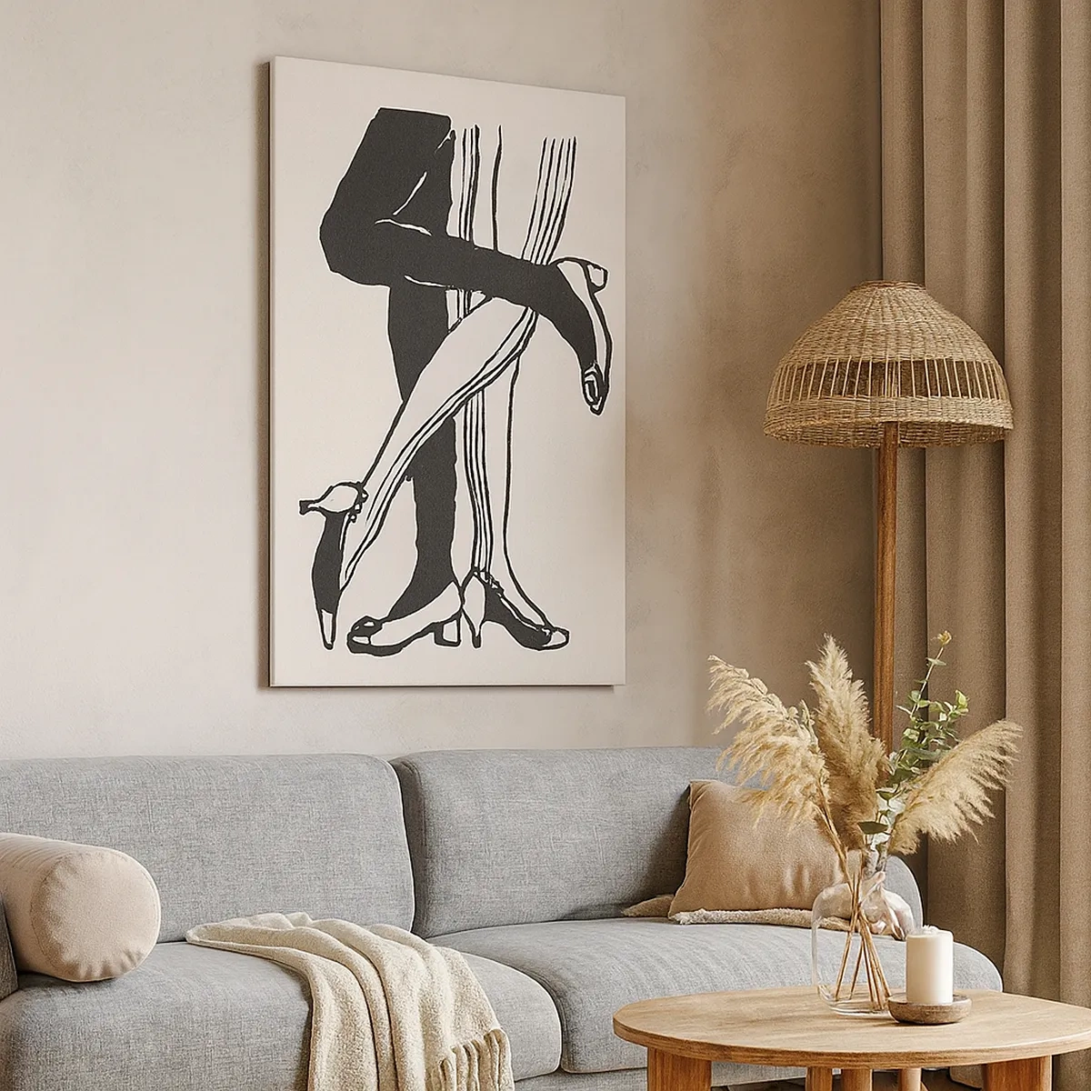 Vászonkép - Női tulajdonság - 50x70 cm