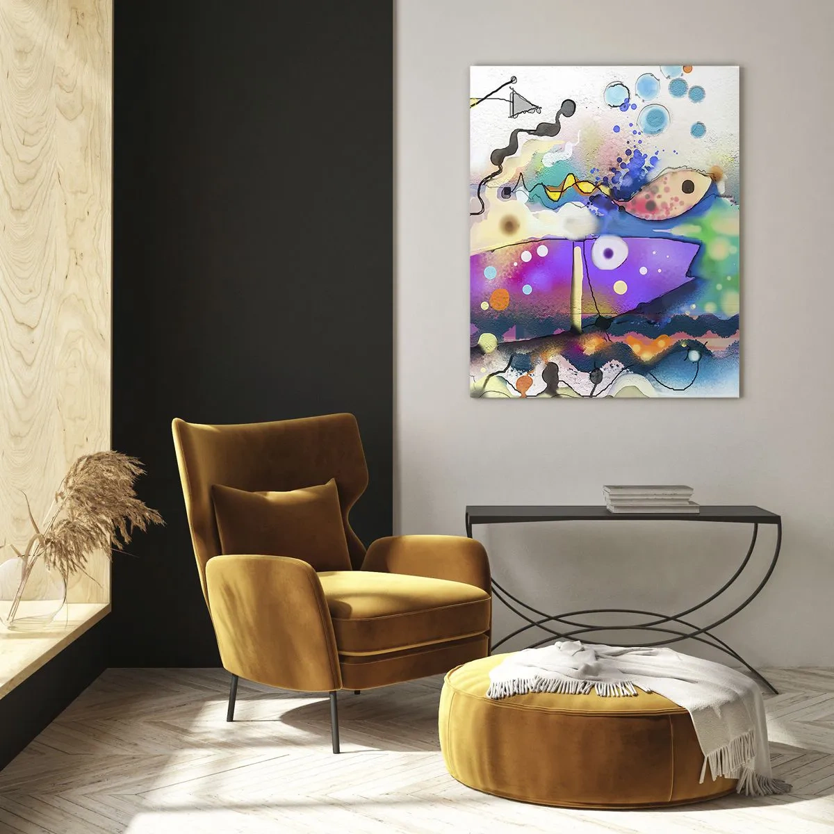 Üveg kép - Nincsenek szavak! - 50x70 cm