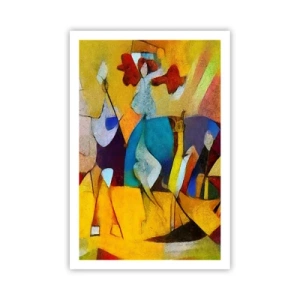 Poszter - Nap - élet - boldogság - 61x91 cm