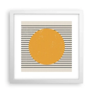 Poszter fekete keretben - Az egyszerűség ereje - 30x30 cm