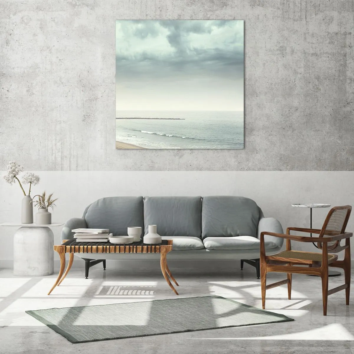 Üveg kép - A békét keresve - 60x60 cm