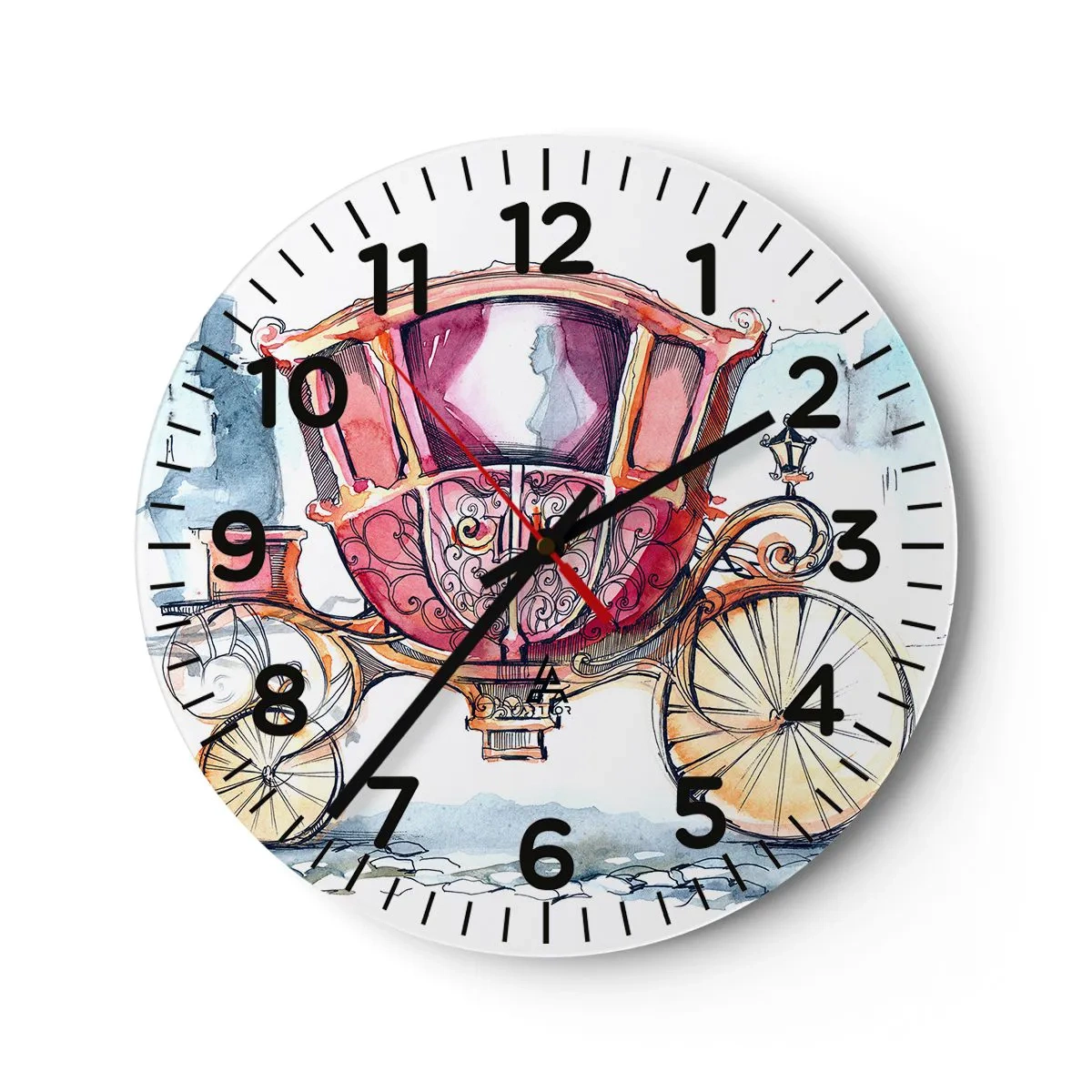 Falióra, Óra - Esküvőre vagy bálba? - 40x40 cm