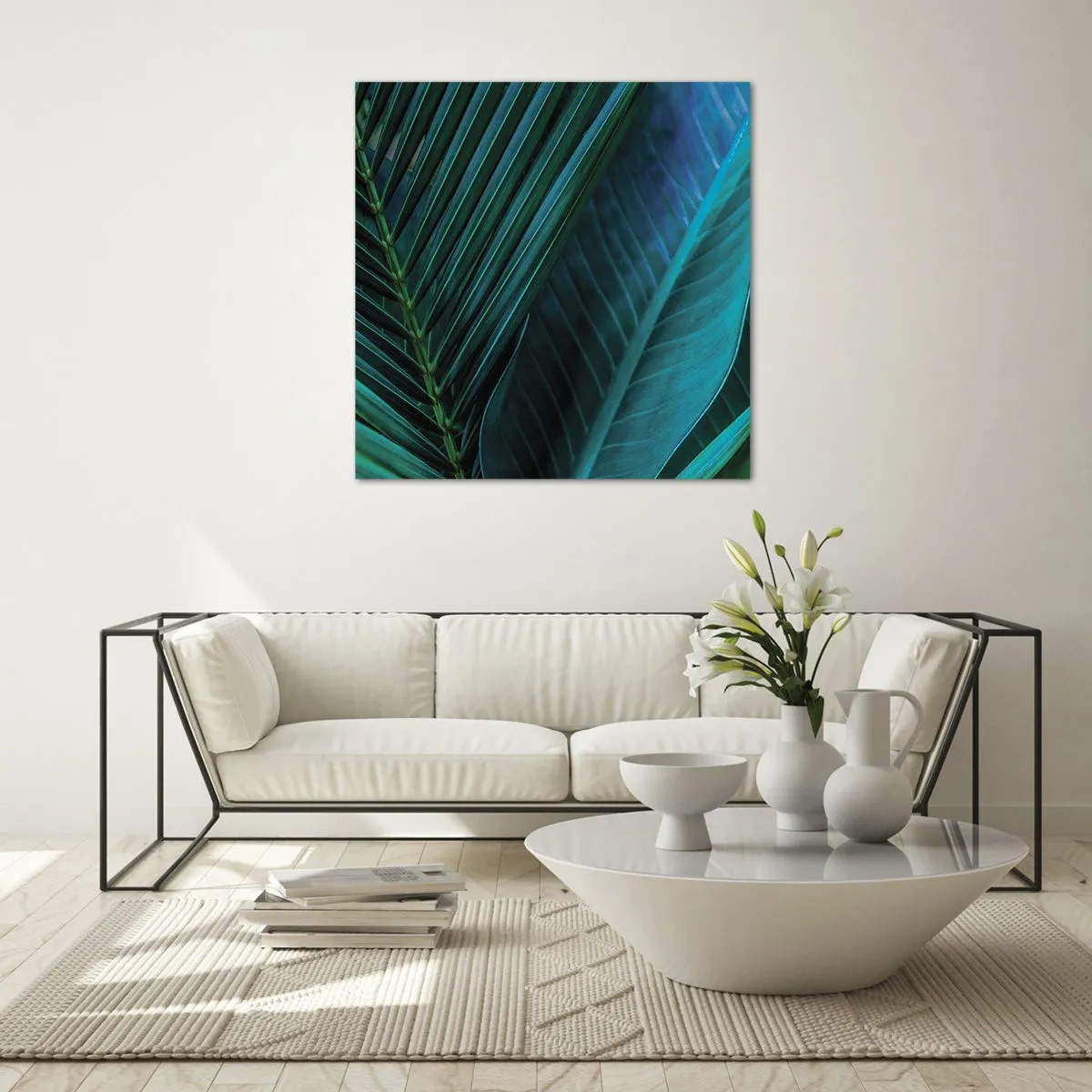 Üveg kép - A zöld anatómiája - 60x60 cm