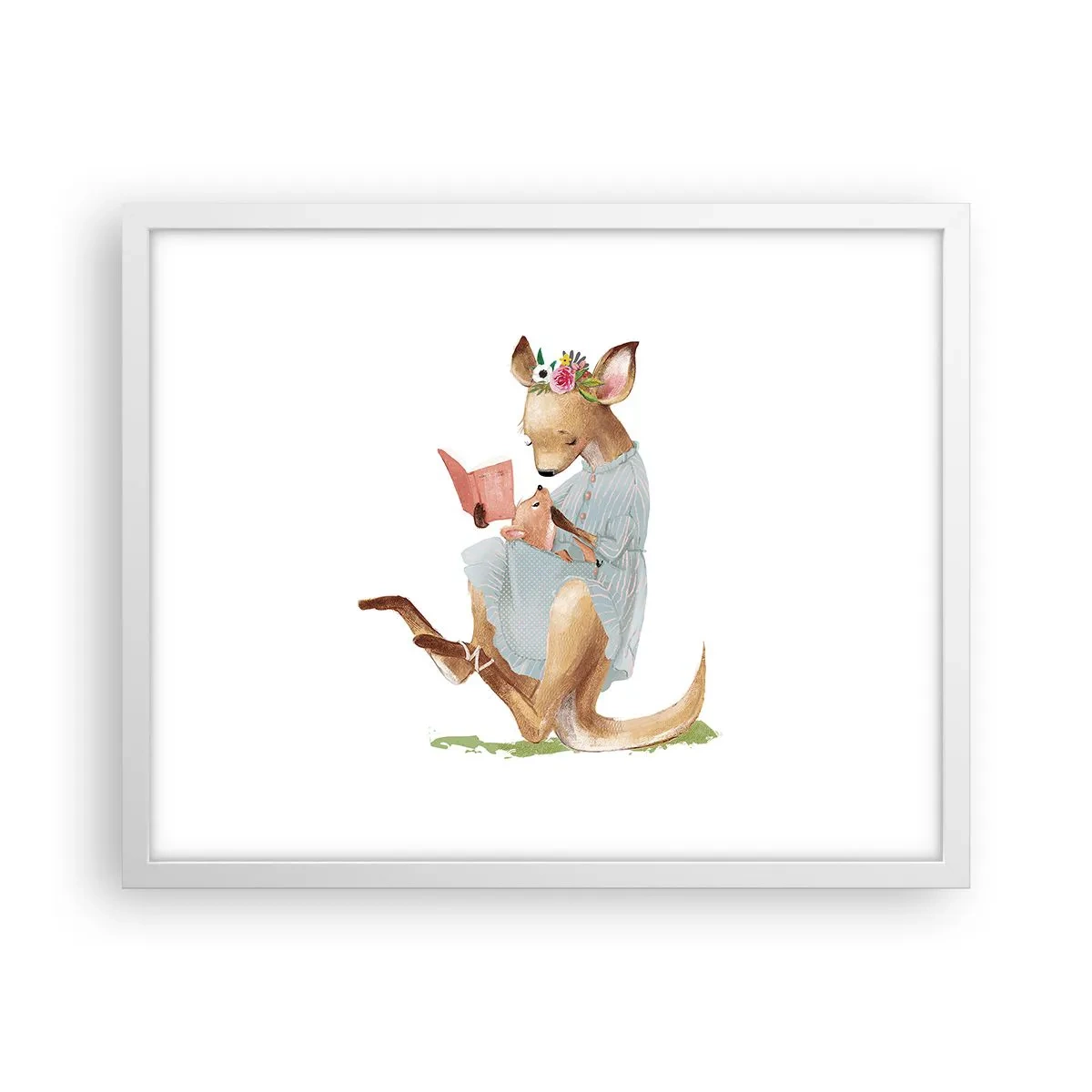 Poszter fekete keretben - Olvass nekem anya - 50x40 cm