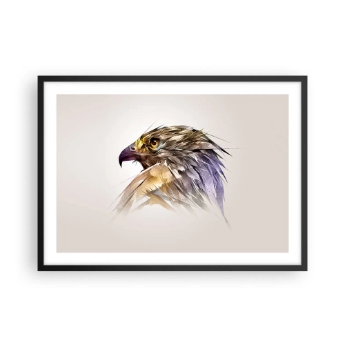 Poszter fehér keretben - Egy harcos portréja - 70x50 cm