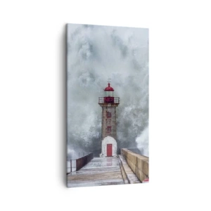 Vászonkép - A vizek ordítása, a vihar zaja - 45x80 cm