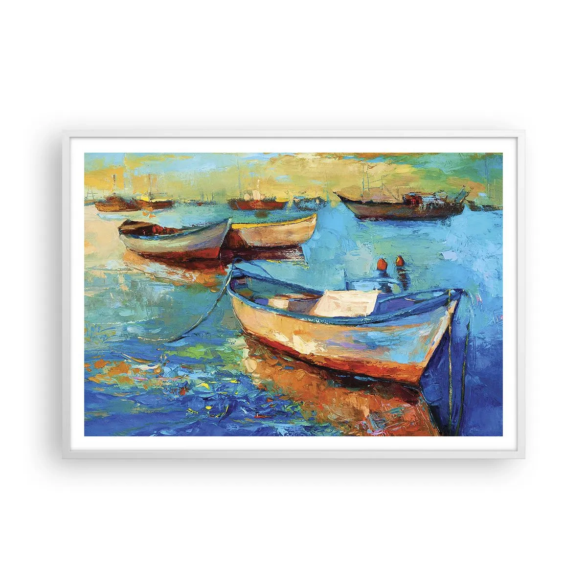 Poszter fekete keretben - A déli öbölben - 100x70 cm