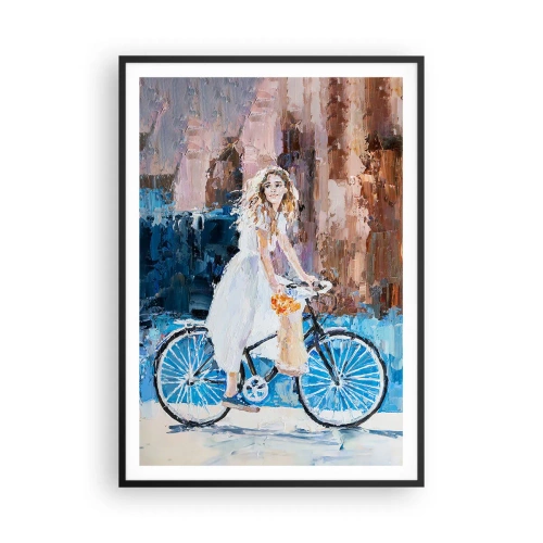 Poszter fehér keretben - Reggeli öröm - 70x100 cm