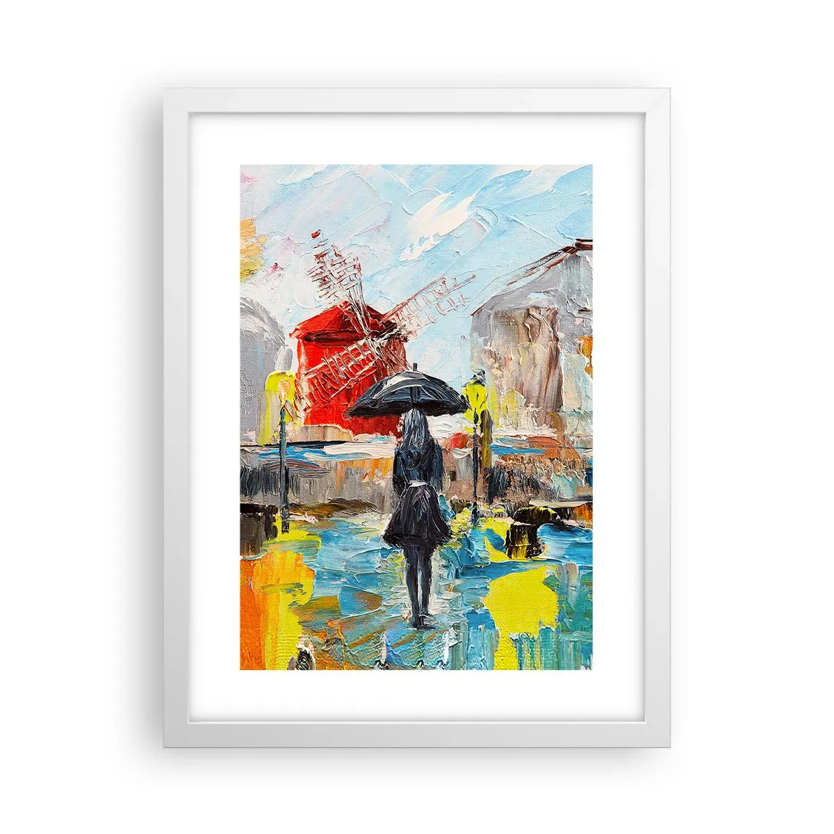 Poszter fekete keretben - Párizsi legendák - 30x40 cm