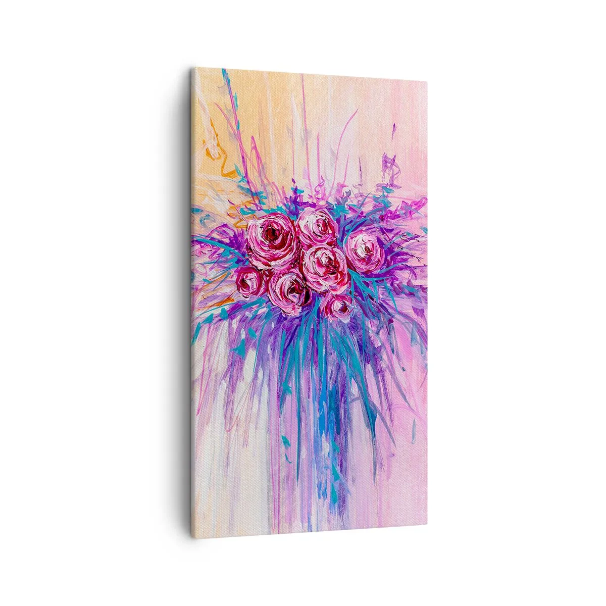 Vászonkép - Rózsaszín szökőkút - 45x80 cm