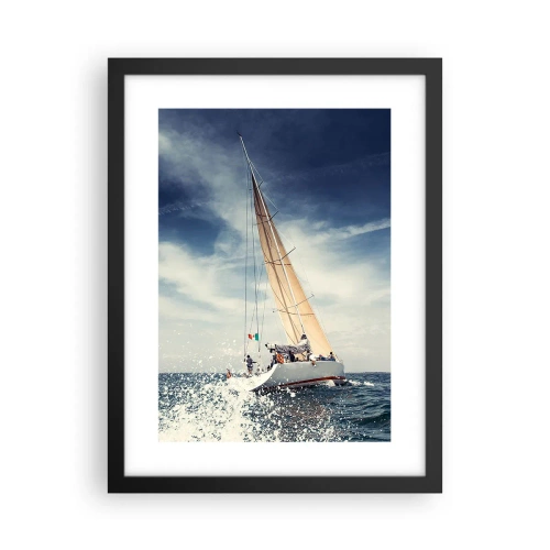 Poszter fehér keretben - Nem érnek utol! - 30x40 cm