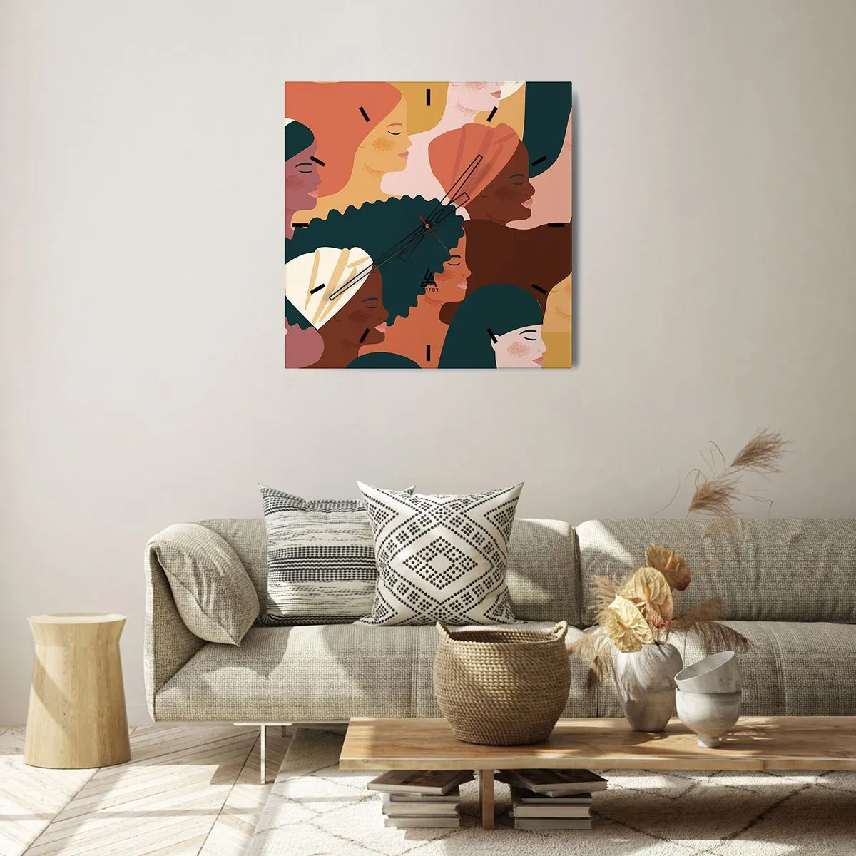 Falióra, Óra - Csak a nőiesség - 40x40 cm