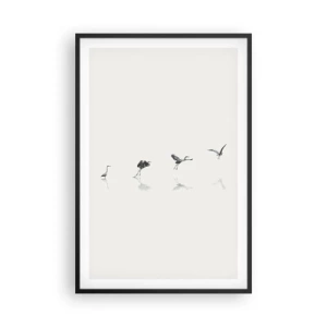 Poszter fehér keretben - Négy egyszerű lépés - 61x91 cm