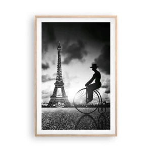 Poszter világos tölgy keretben - Belle Epoque hiánya - 61x91 cm