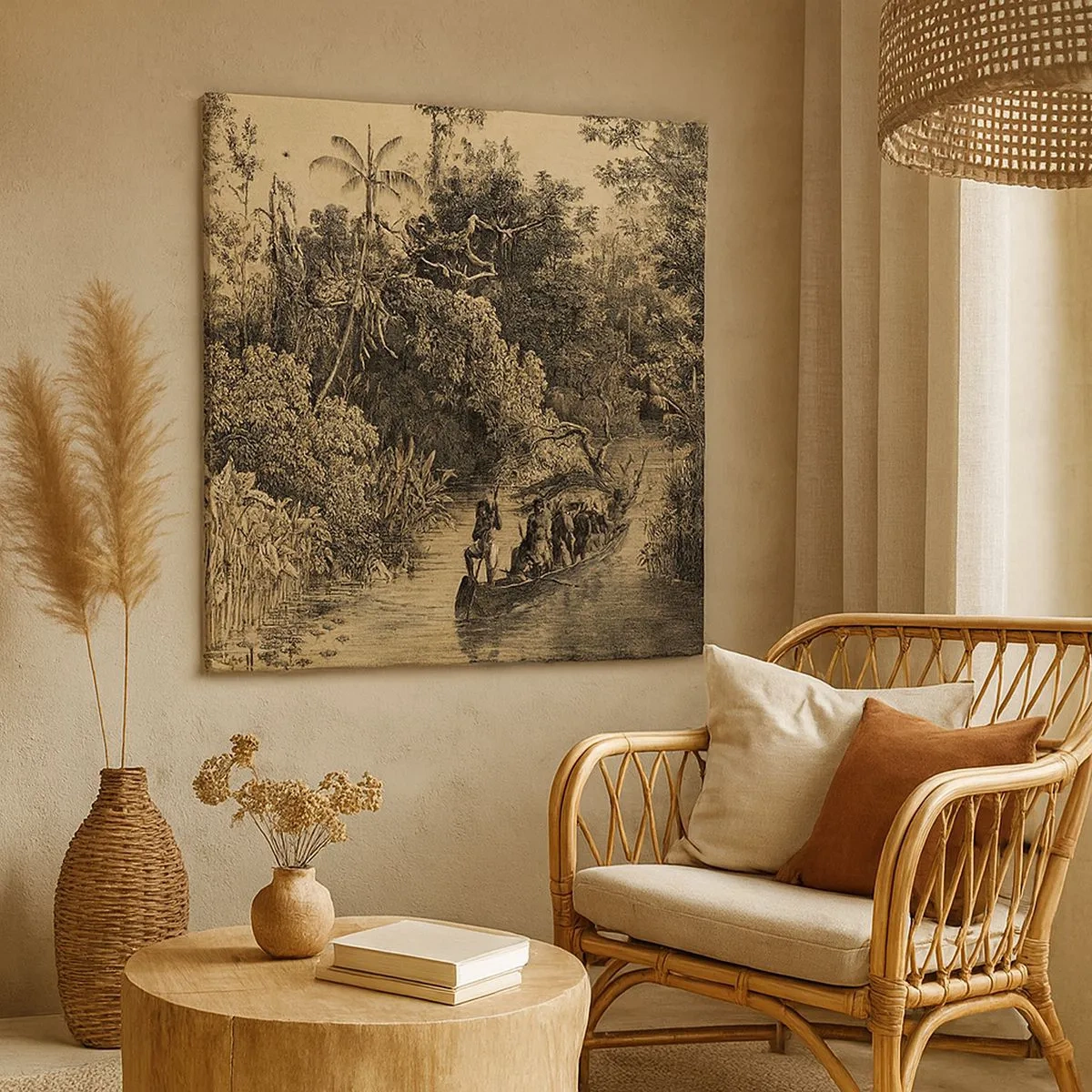 Vászonkép - Expedíció a forráshoz - 30x30 cm