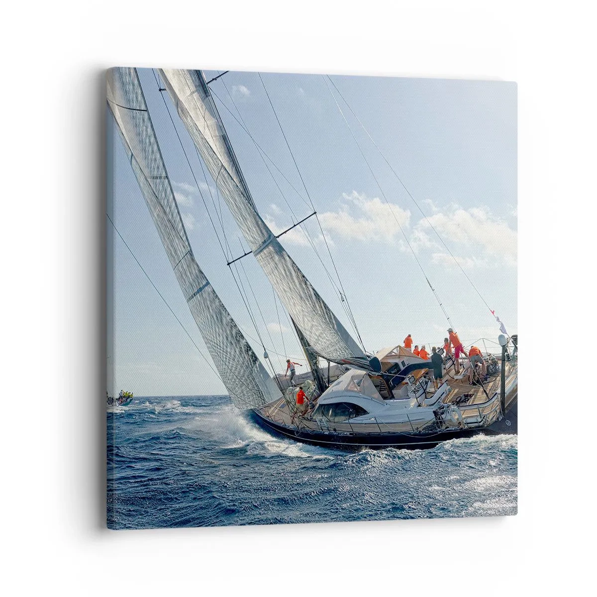 Vászonkép - Győzzön a jobbik - 40x40 cm