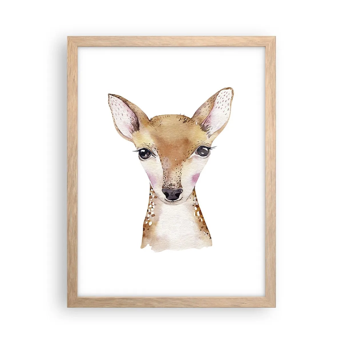 Poszter világos tölgy keretben - Az ártatlanság természete - 30x40 cm