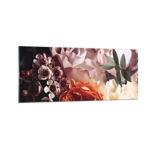 Üveg kép - Szépségbe burkolózva - 100x40 cm