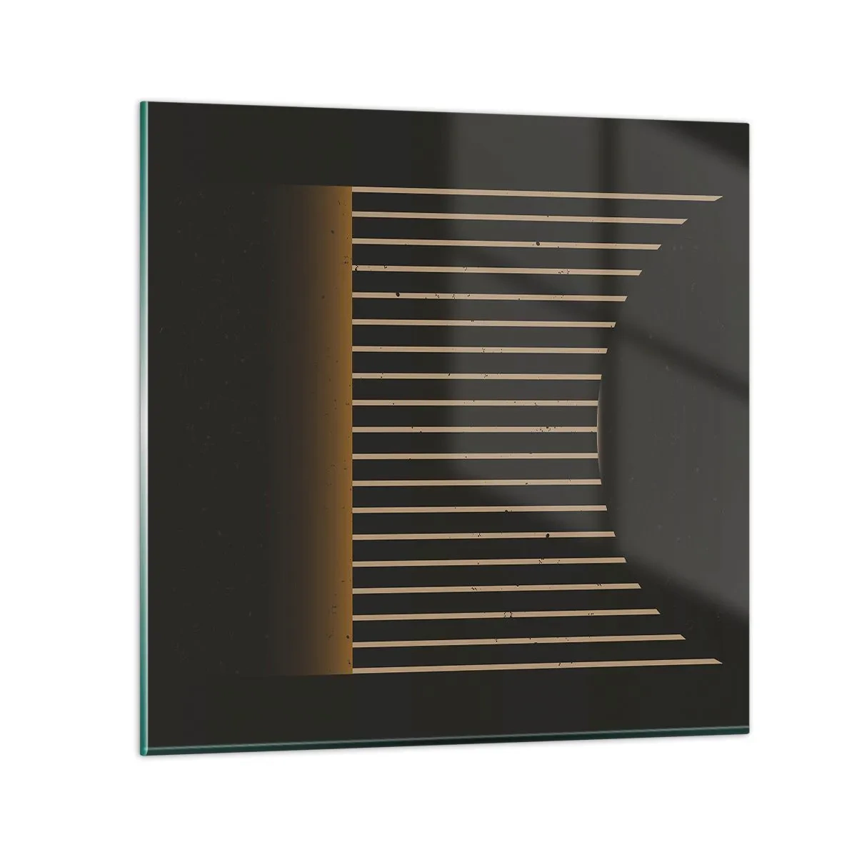 Üveg kép - Fedezze fel a sötétséget - 30x30 cm