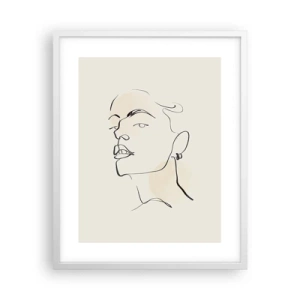 Poszter fekete keretben - Büszke tekintet - 40x50 cm