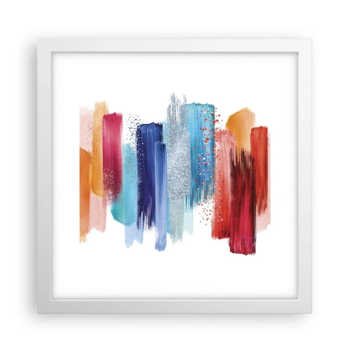 Poszter fekete keretben - Fel és le - 30x30 cm