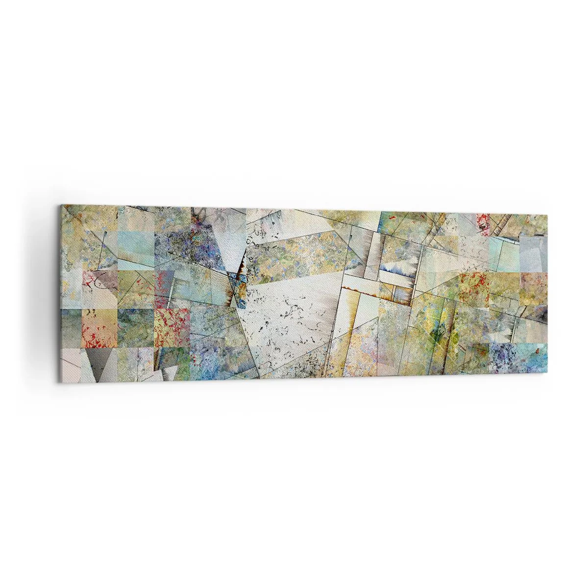 Vászonkép - Geometrikus átrendeződés - 160x50 cm