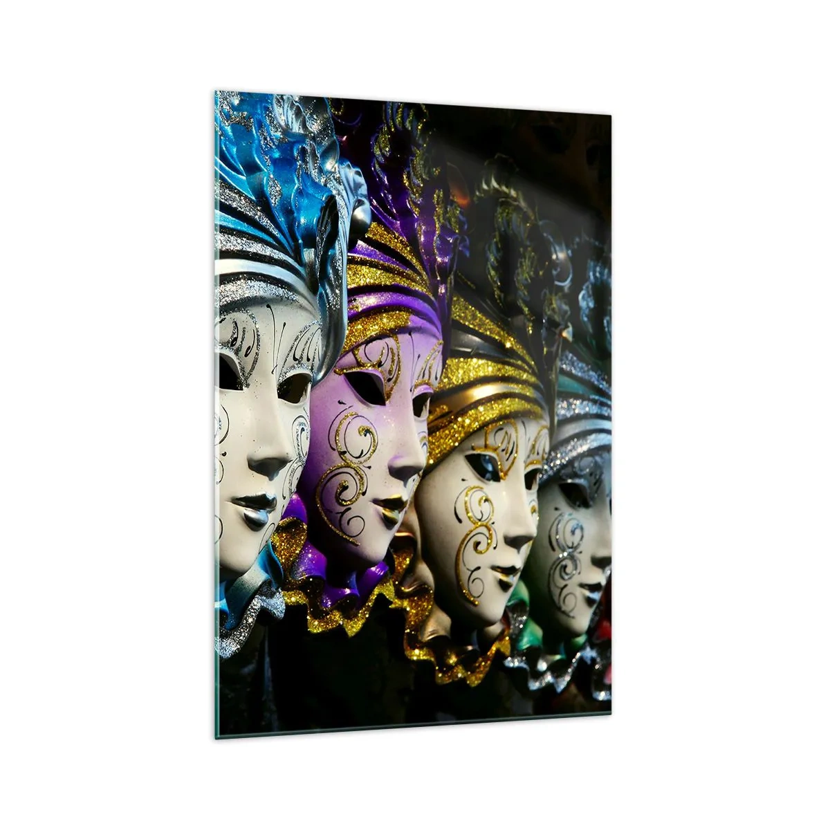 Üveg kép - Rejtély aranyban és ezüstben - 70x100 cm