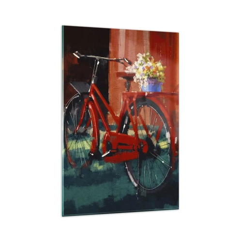Üveg kép - I want to ride my bicycle - 80x120 cm