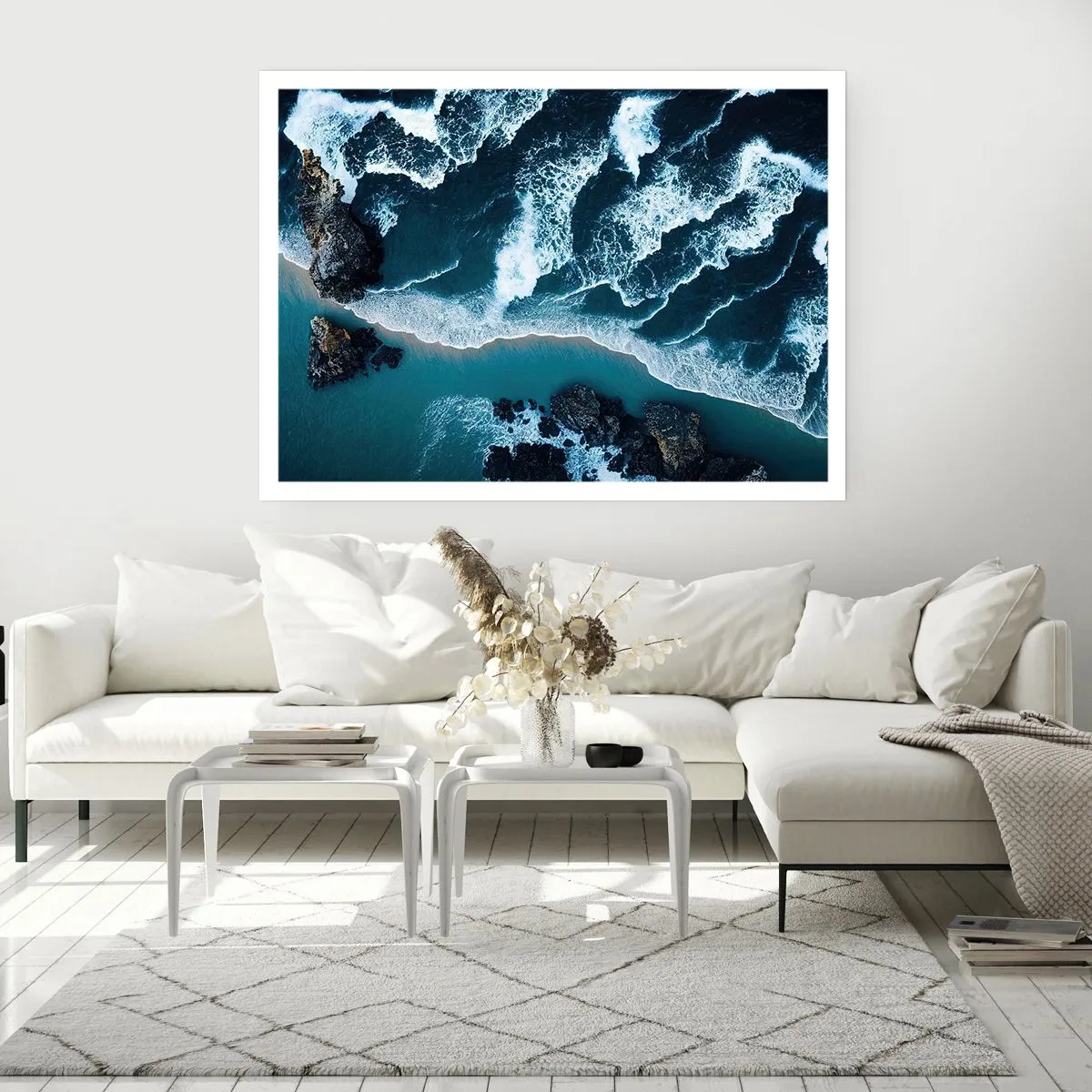 Poszter - Hullámokba burkolózva - 40x30 cm