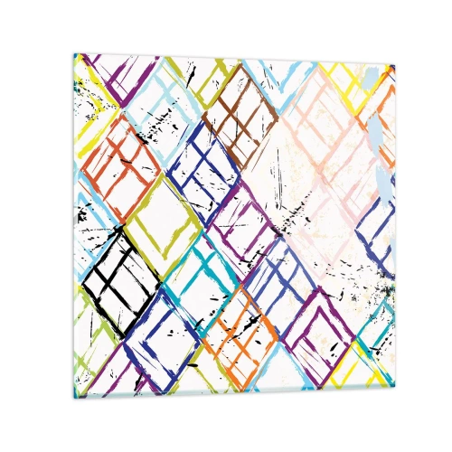 Üveg kép - Bérelhető cellák - 30x30 cm