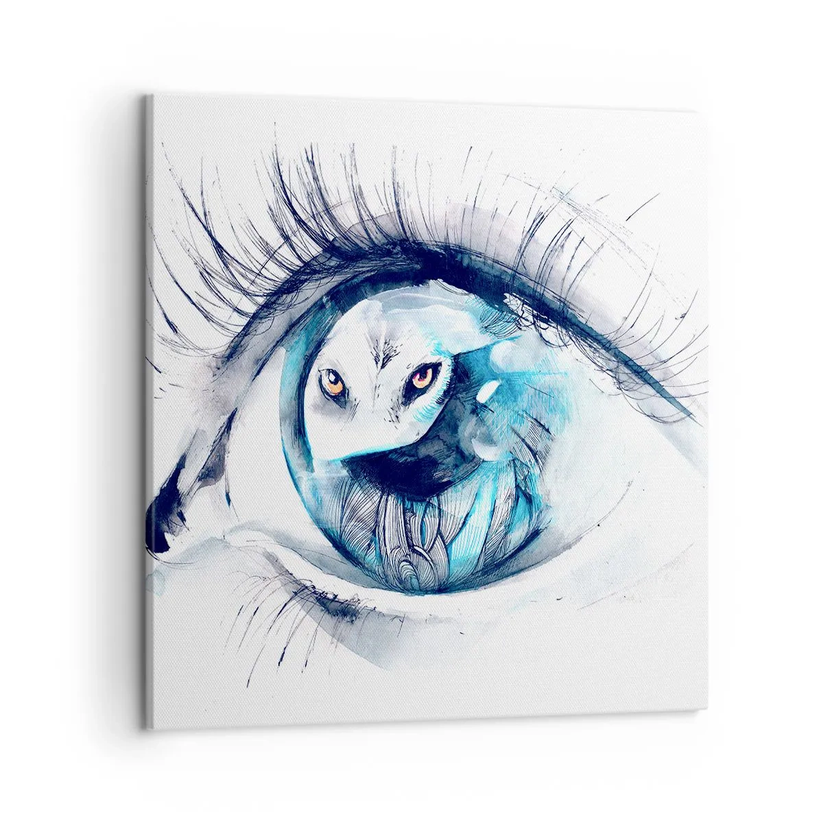 Vászonkép - Szemtől szembe a vadonnal - 50x50 cm