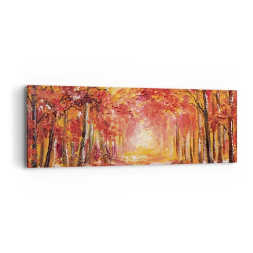 Vászonkép - Rézerdő - 90x30 cm