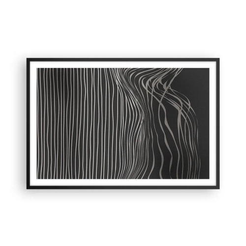 Poszter fehér keretben - Ritmus és akcentus - 91x61 cm