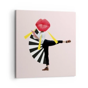Vászonkép - Szürreális pop art - 50x50 cm