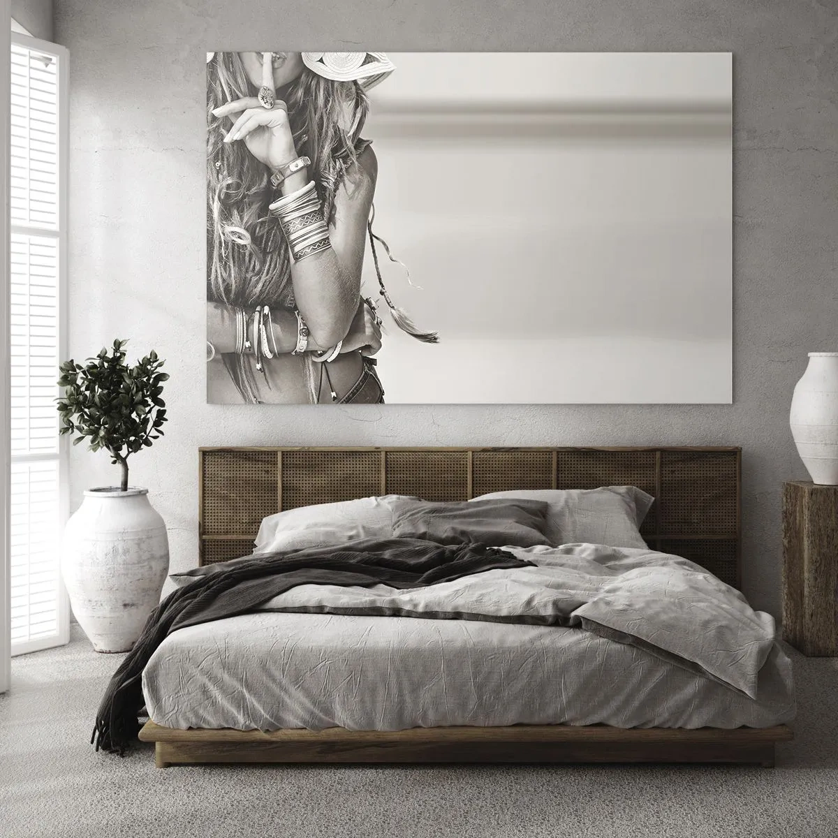 Üveg kép - Mint egy leány - 120x80 cm