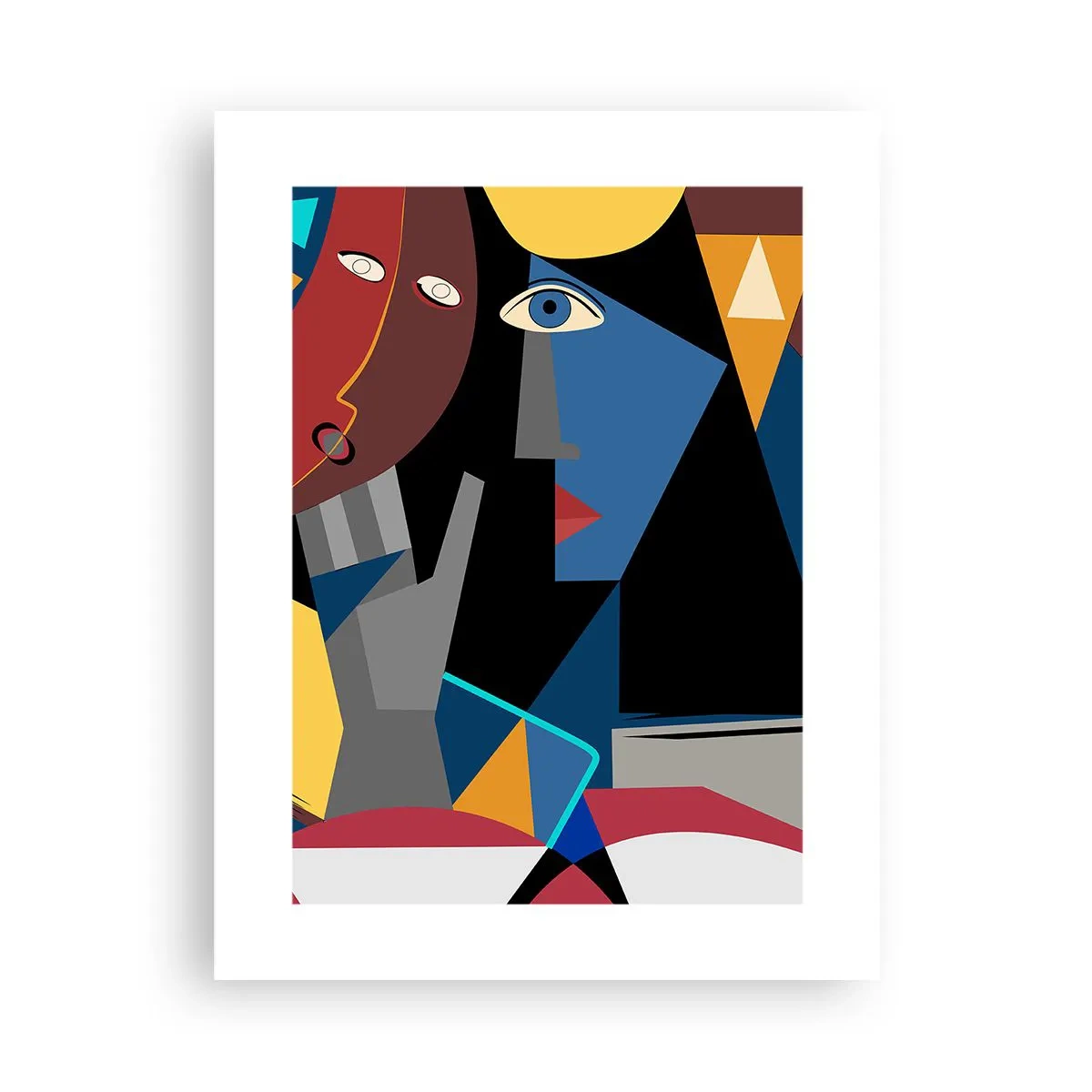 Poszter - Kubisták beszélgetése - 30x40 cm