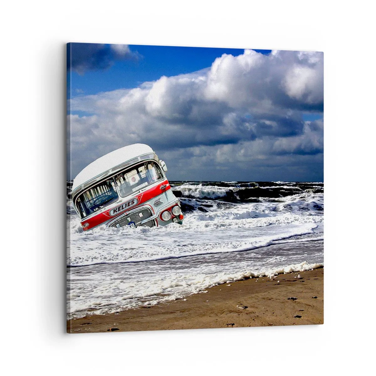 Vászonkép - Min csodálkozol? - 60x60 cm