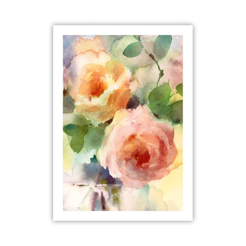 Poszter - Gyengéd, mint az akvarell - 50x70 cm