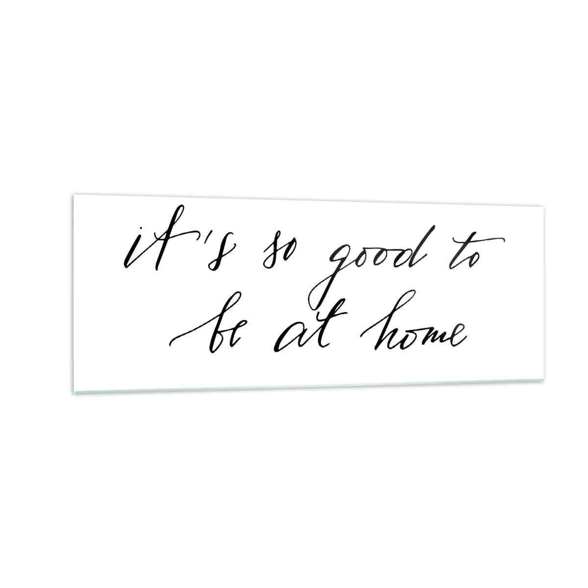 Üveg kép - Teljes igazság - 140x50 cm