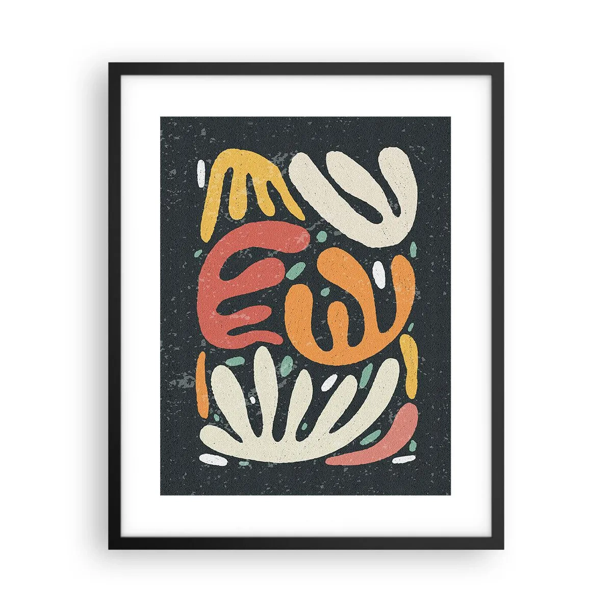 Poszter fehér keretben - Kompozíció - mindjárt elkaplak - 40x50 cm