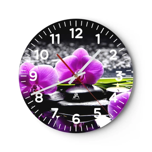 Falióra, Óra - Elmerülni a békében és a csendben - 40x40 cm