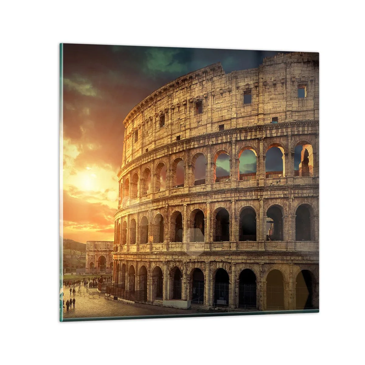 Üveg kép - Kolosszális benyomás - 30x30 cm