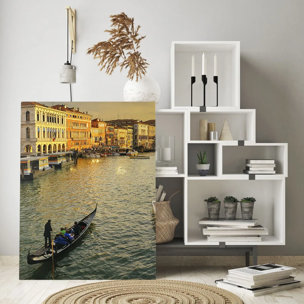 Üveg kép - Az utca napos oldalán - 50x70 cm