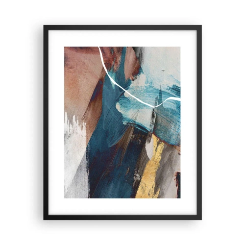 Poszter fehér keretben - Lelkesedéssel és energiával - 40x50 cm
