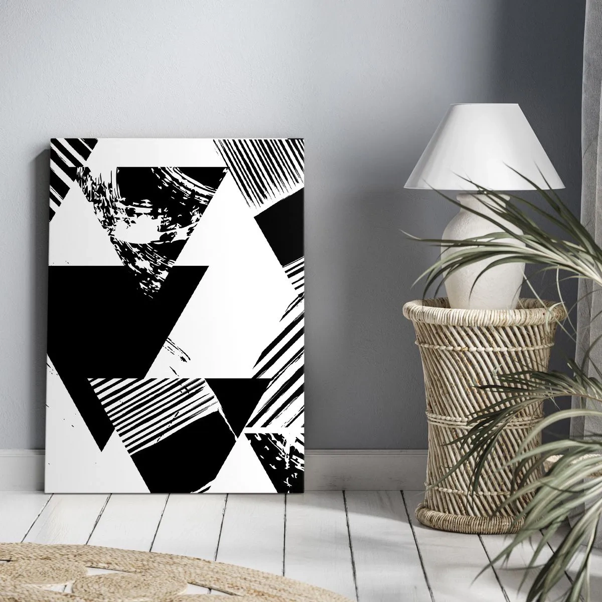 Vászonkép - Háromszögek esője - 70x100 cm