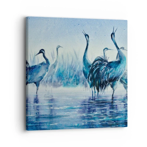 Vászonkép - Reggeli találkozás - 30x30 cm