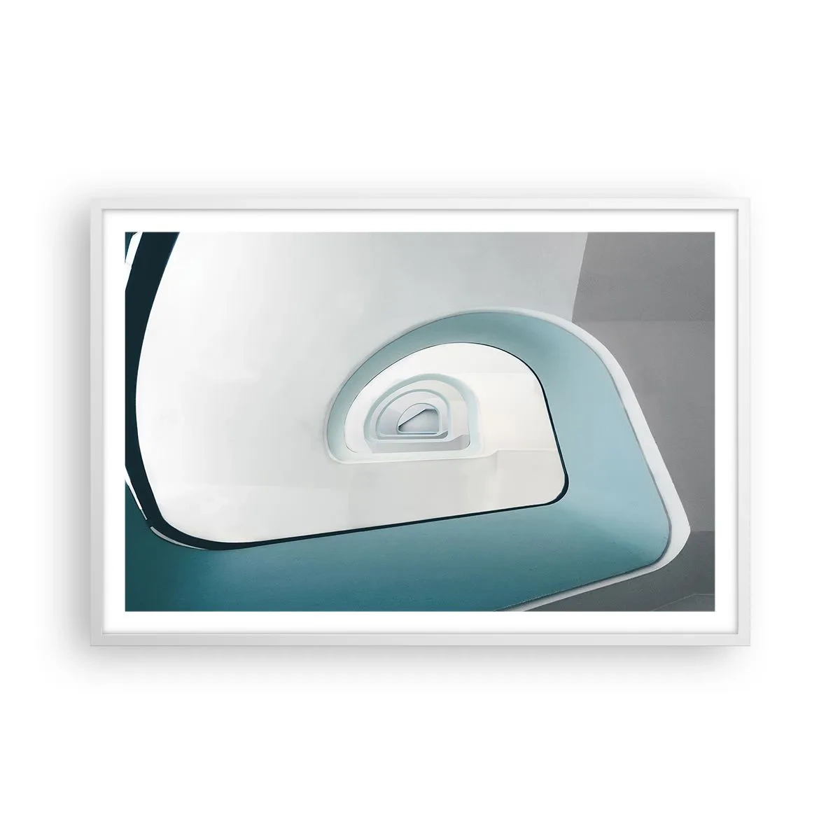 Poszter fekete keretben - A kék aljára - 91x61 cm